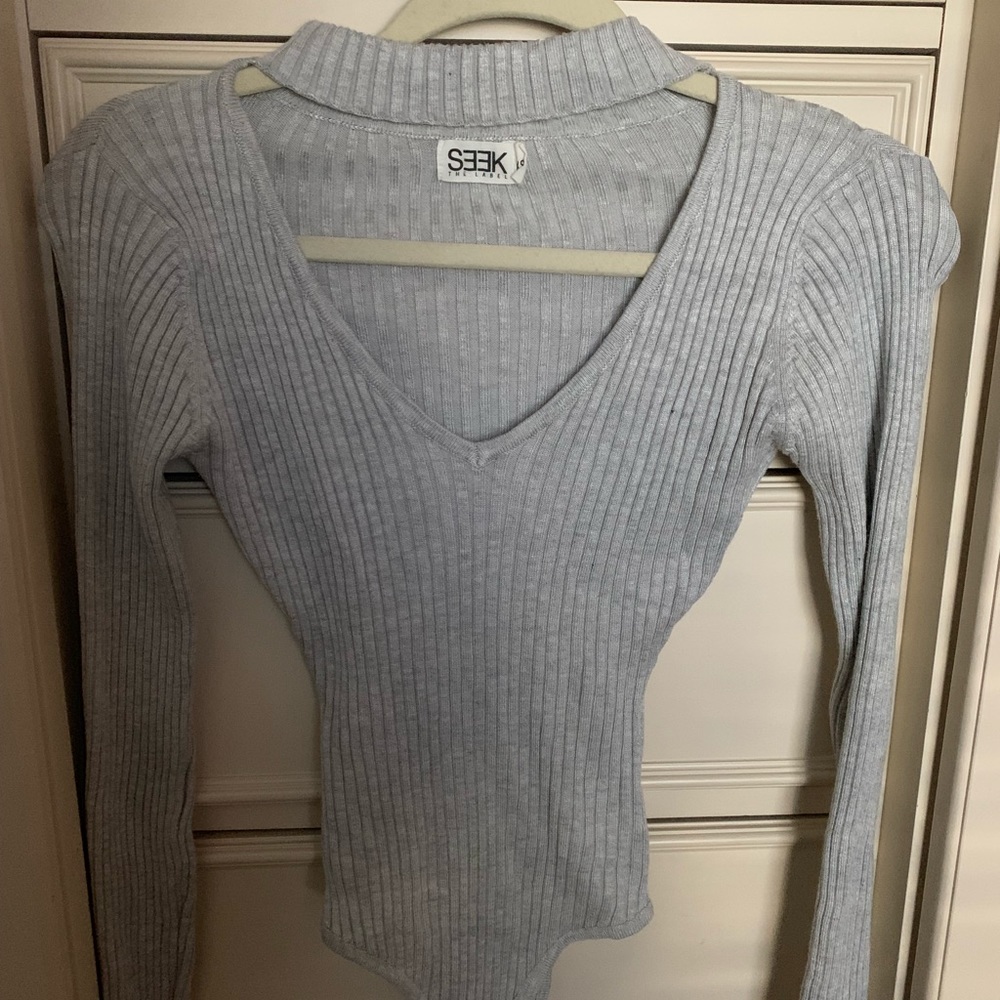 LF Grey Bodysuit
